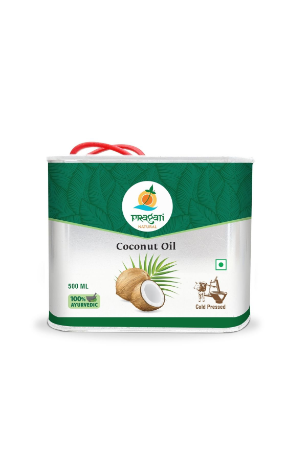 Pragati Natural Coconut Oil 1L (Cold Pressed)